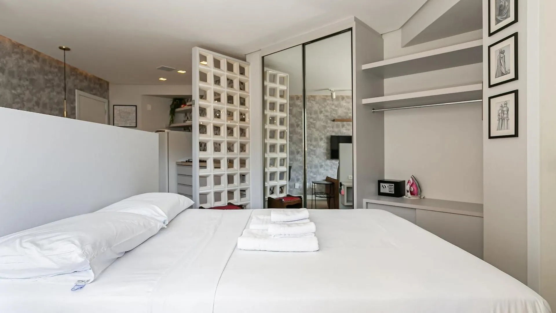 Wi-Fi 600Mb | Piscina No Rooftop #Ca75 Florianópolis 公寓